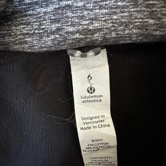 Lululemon Ride On Blazer Slim Moto Outdoor Jacket Women's size 6 Black Fossil - Picture 5 of 7